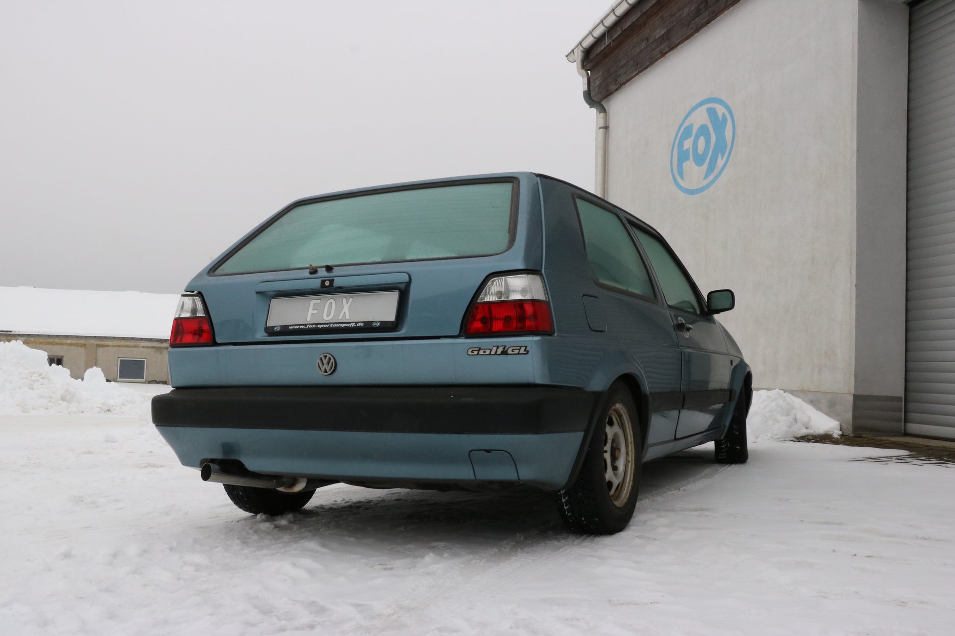 VW Golf II Typ 19E Endschalldämpfer - 1x63 Typ 10