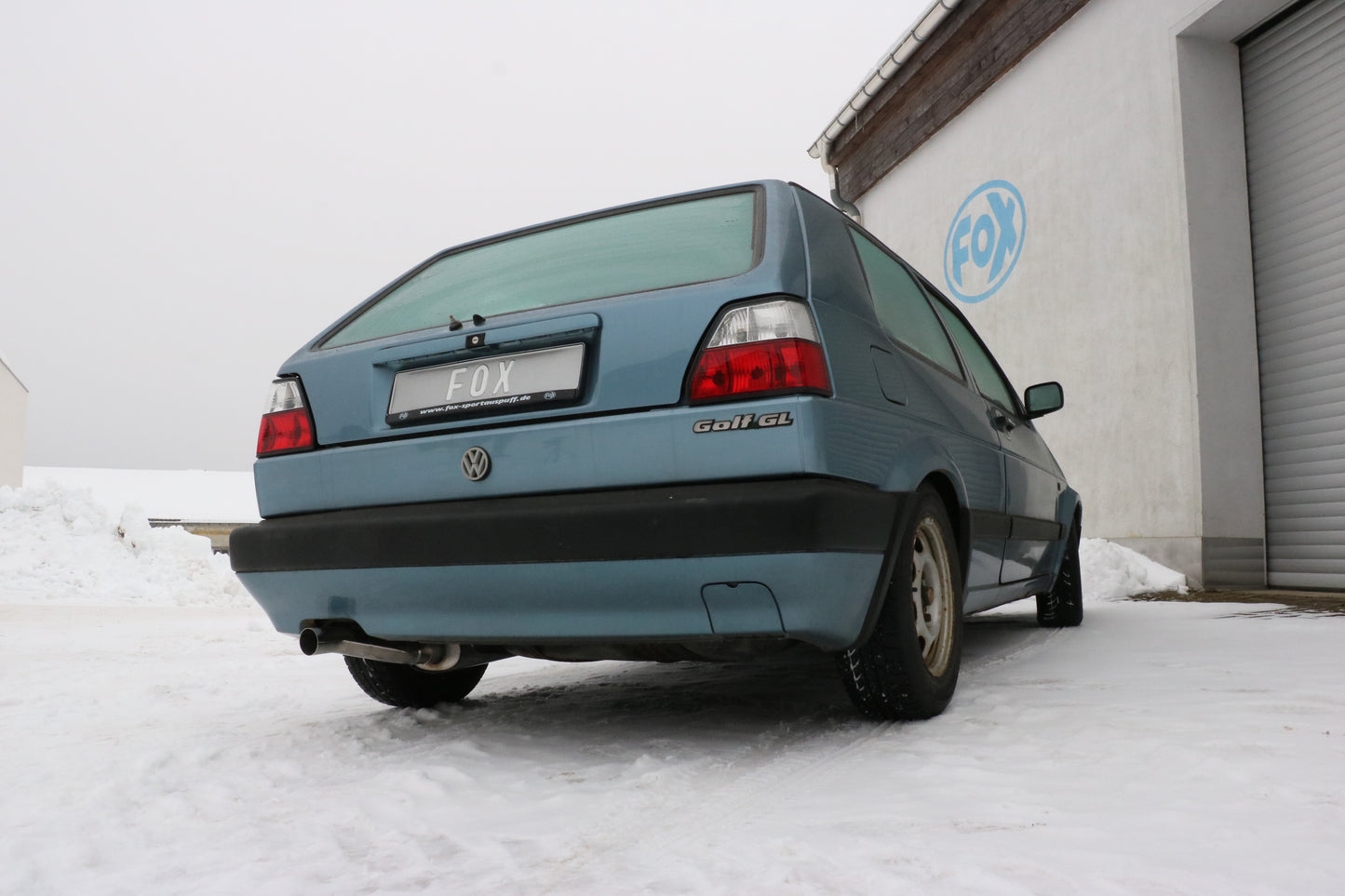 VW Golf II Typ 19E Endschalldämpfer - 1x63 Typ 23