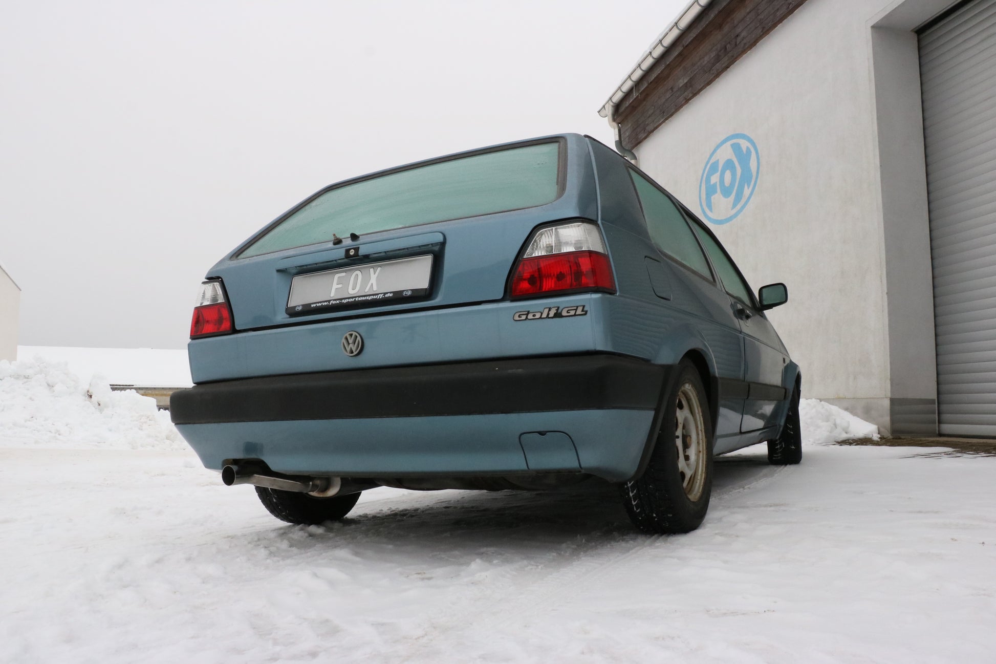 VW Golf II Typ 19E Endschalldämpfer - 1x63 Typ 23