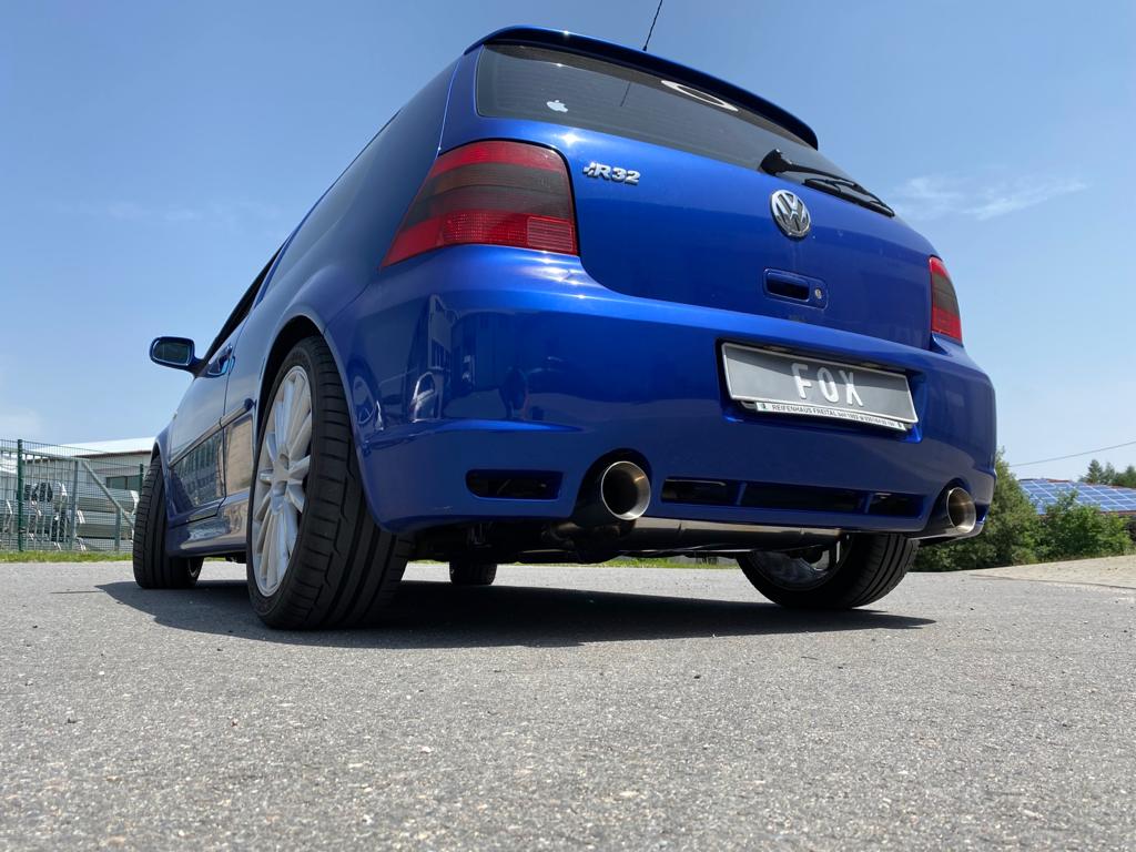 VW Golf IV R32 Endschalldämpfer Ausgang rechts/links - 1x100 Typ 24 rechts/links