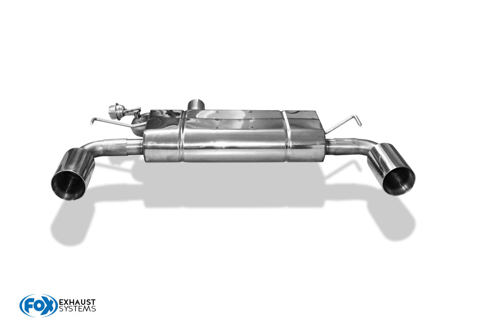 VW Golf IV R32 Endschalldämpfer Ausgang rechts/links - 1x100 Typ 24 rechts/links