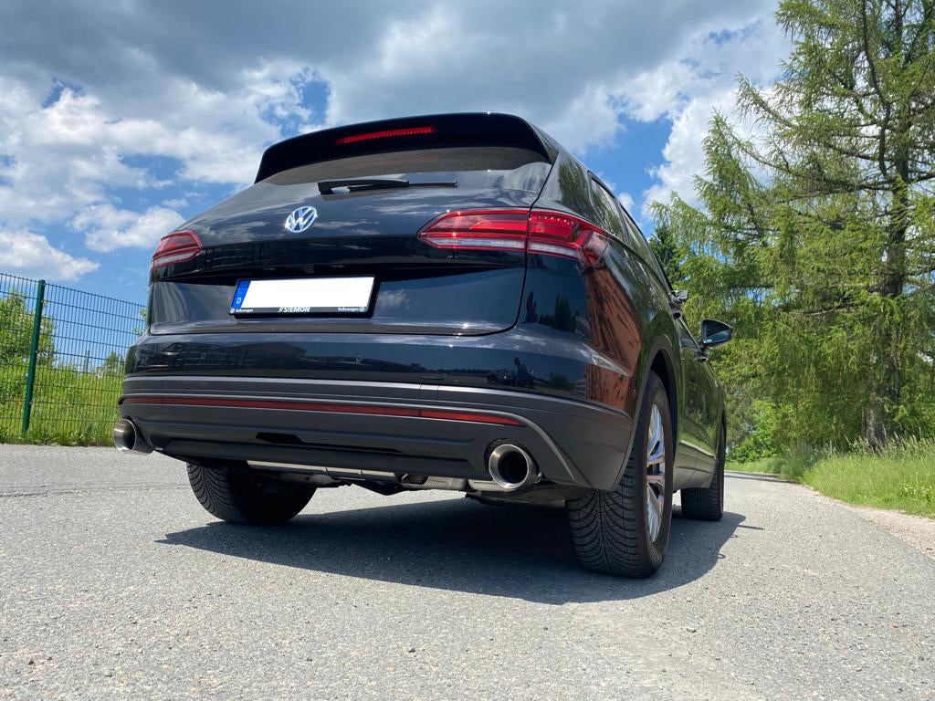 VW Touareg Typ CR7 Endschalldämpfer Ausgang rechts/links - 1x114 Typ 25 rechts/links