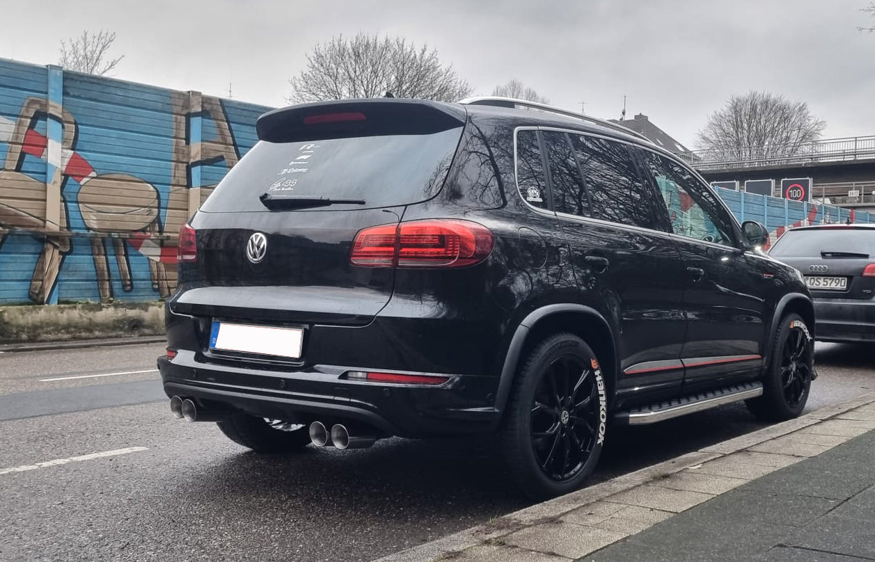 VW Tiguan 5N - 4motion Endschalldämpfer Ausgang rechts/links - 2x90 Typ 25 rechts/links