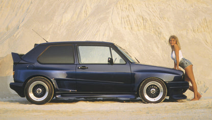 VW Golf 1 Rieger Kotflügel Breitbau II  rechts, GFK, 
Montagezubehör