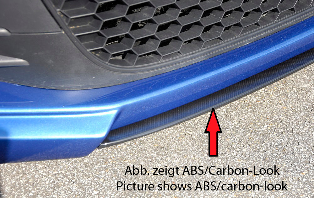VW Scirocco 3 (13) Rieger Spoilerschwert für Spoilerlippe 14100 mittig, für Spoilerlippe, ABS, 
inkl. Montagezubehör, ABE