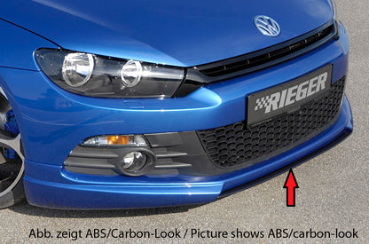 VW Scirocco 3 (13) Rieger Spoilerschwert für Spoilerlippe 14100 mittig, für Spoilerlippe, ABS, 
inkl. Montagezubehör, ABE