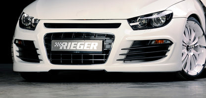VW Scirocco 3 (13) Rieger Spoilerstoßstange  ABS, für Fzg. mit Scheinwerferreinigungsanlage, 
inkl. Montagezubehör, Alugitter, ABE