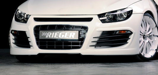 VW Scirocco 3 (13) Rieger Spoilerstoßstange  ABS, für Fzg. mit Scheinwerferreinigungsanlage, 
inkl. Montagezubehör, Alugitter, ABE