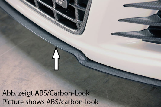 VW Scirocco 3 (13) Rieger Spoilerschwert für Spoilerstoßstange 14102/03 gekantete Version, für Spoilerstoßstange, ABS, 
inkl. Montagezubehör, ABE