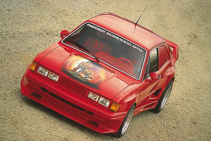 VW Golf 1 Rieger Spoilerstoßstange Breitbau I Golf 1/Scir. 1 auch Breitbau II mit Aussparung für NSW, GFK, 
Gutachten, Montagezubehör