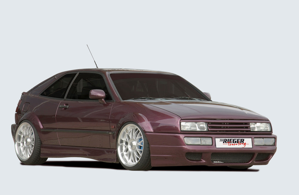 VW Corrado (53I) Rieger Seitenschweller  rechts, ABS, 
inkl. Gutachten, Montagezubehör, Aluwinkelleisten