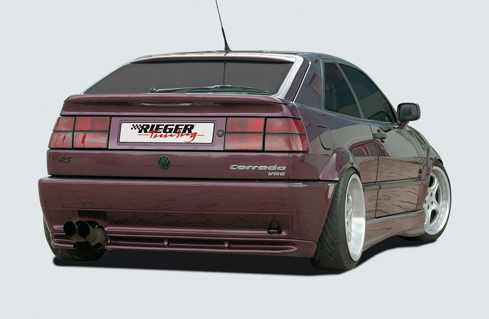 VW Corrado (53I) Rieger Heckansatz   -> langes Teil rechts, ABS, 
inkl. Gutachten, Montagezubehör