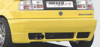 VW Corrado (53I) Rieger Heckschürze RS-Four-Look  -> komplett ABS, 
inkl. Alugitter, Gutachten, Montagezubehör