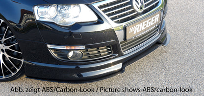 VW Passat (3C) Rieger Spoilerschwert für Spoilerlippe 24071 gekantete Version, ABS, 
inkl. Montagezubehör, ABE
