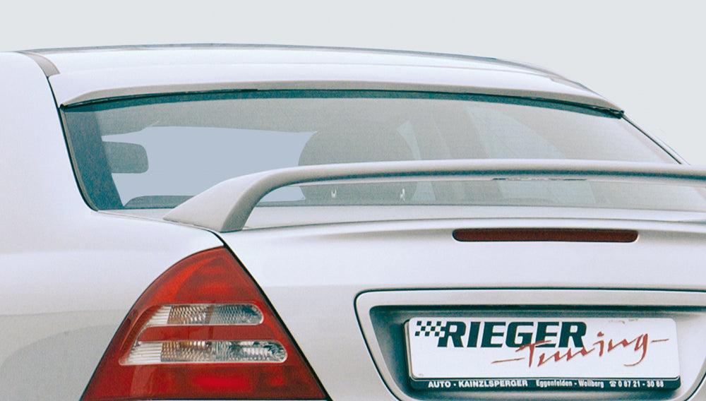 Mercedes C-Klasse (W203) Rieger Heckscheibenblende   mit Ausssparung für Antenne ABS, 
inkl. Gutachten, Montagezubehör