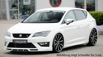 Seat Leon (5F) Rieger Seitenschweller  links, ABS, 
inkl. Montagezubehör, Gutachten