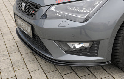 Seat Leon Cupra (5F) Rieger Spoilerschwert für orig. FR-/ Cupra-Frontschürze für orig. Frontschürze, ABS, 
inkl. Montagezubehör, ABE