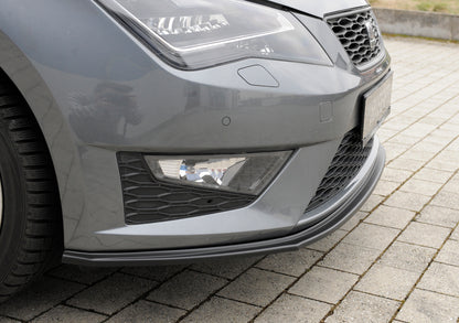 Seat Leon Cupra (5F) Rieger Spoilerschwert für orig. FR-/ Cupra-Frontschürze für orig. Frontschürze, ABS, 
inkl. Montagezubehör, ABE