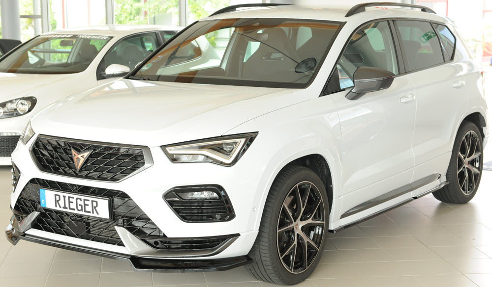 Seat Ateca Cupra (5FP) Rieger Spoilerschwert für orig. Frontschürze, ABS, 
inkl. Montagezubehör, ABE
