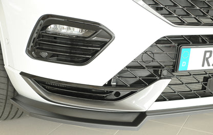 Seat Ateca Cupra (5FP) Rieger Spoilerschwert für orig. Frontschürze, ABS, 
inkl. Montagezubehör, ABE
