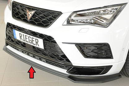 Seat Ateca Cupra (5FP) Rieger Spoilerschwert für orig. Frontschürze, ABS, 
inkl. Montagezubehör, ABE