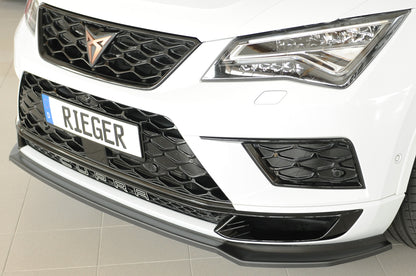 Seat Ateca Cupra (5FP) Rieger Spoilerschwert für orig. Frontschürze, ABS, 
inkl. Montagezubehör, ABE