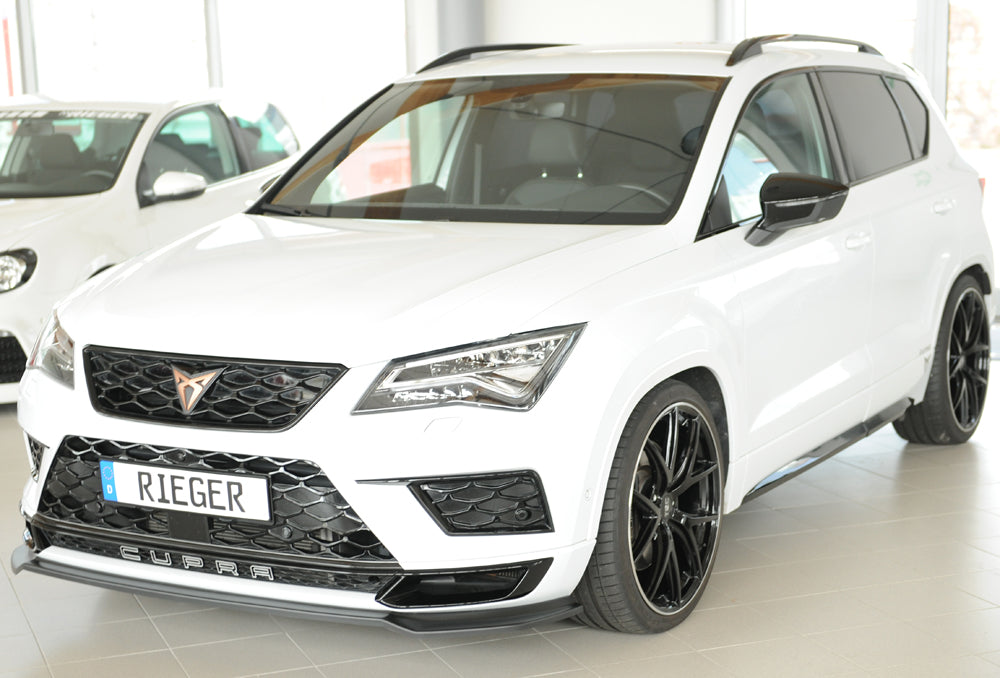 Seat Ateca Cupra (5FP) Rieger Spoilerschwert für orig. Frontschürze, ABS, 
inkl. Montagezubehör, ABE