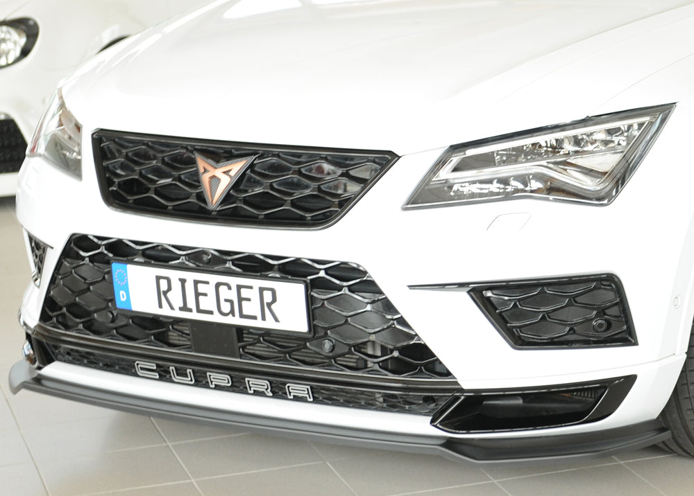 Seat Ateca Cupra (5FP) Rieger Spoilerschwert für orig. Frontschürze, ABS, 
inkl. Montagezubehör, ABE