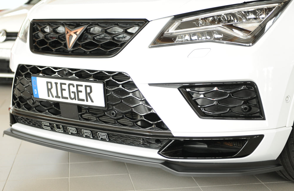 Seat Ateca Cupra (5FP) Rieger Spoilerschwert für orig. Frontschürze, ABS, 
inkl. Montagezubehör, ABE