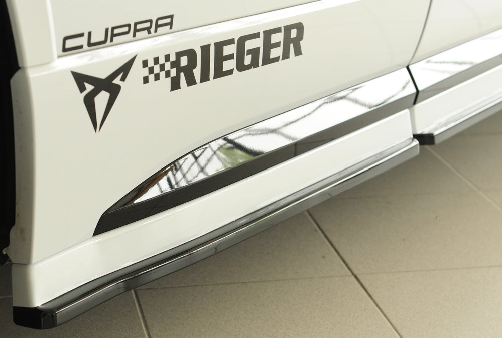 Seat Ateca Cupra (5FP) Rieger Seitenschwelleransatz (3-tlg.) links, 3-tlg., ABS, 
inkl. Montagezubehör, Gutachten