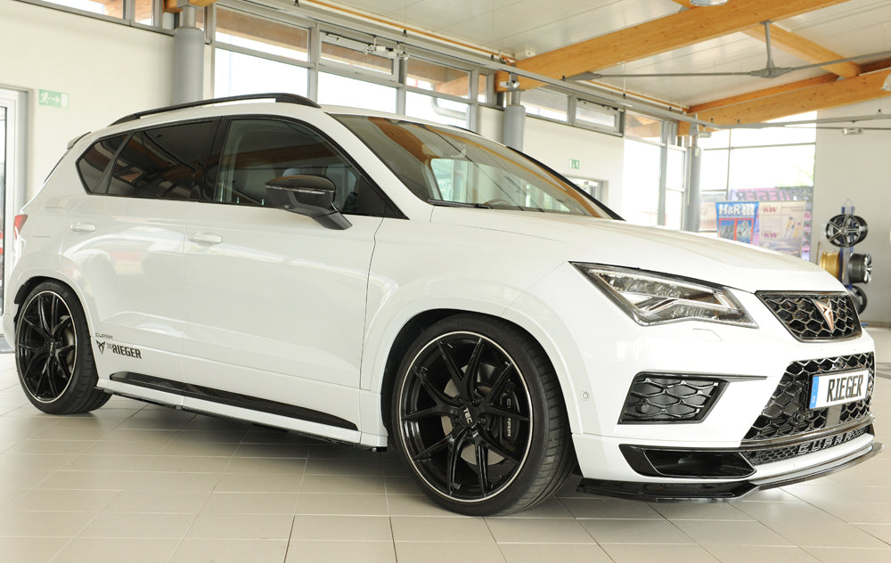 Seat Ateca Cupra (5FP) Rieger Seitenschwelleransatz (3-tlg.) rechts, 3-tlg., ABS, 
inkl. Montagezubehör, Gutachten