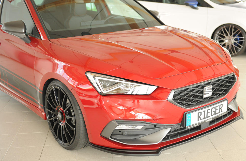 Seat Leon (KL) Rieger Spoilerschwert für orig. Frontschürze, ABS, 
inkl. Montagezubehör, ABE