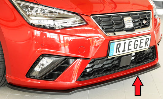 Seat Ibiza (KJ) Rieger Spoilerschwert für orig. Frontschürze für orig. Frontschürze, ABS, 
inkl. Montagezubehör, ABE