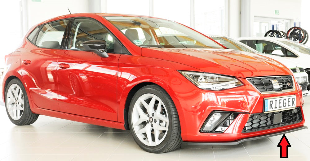 Seat Ibiza (KJ) Rieger Spoilerschwert für orig. Frontschürze für orig. Frontschürze, ABS, 
inkl. Montagezubehör, ABE