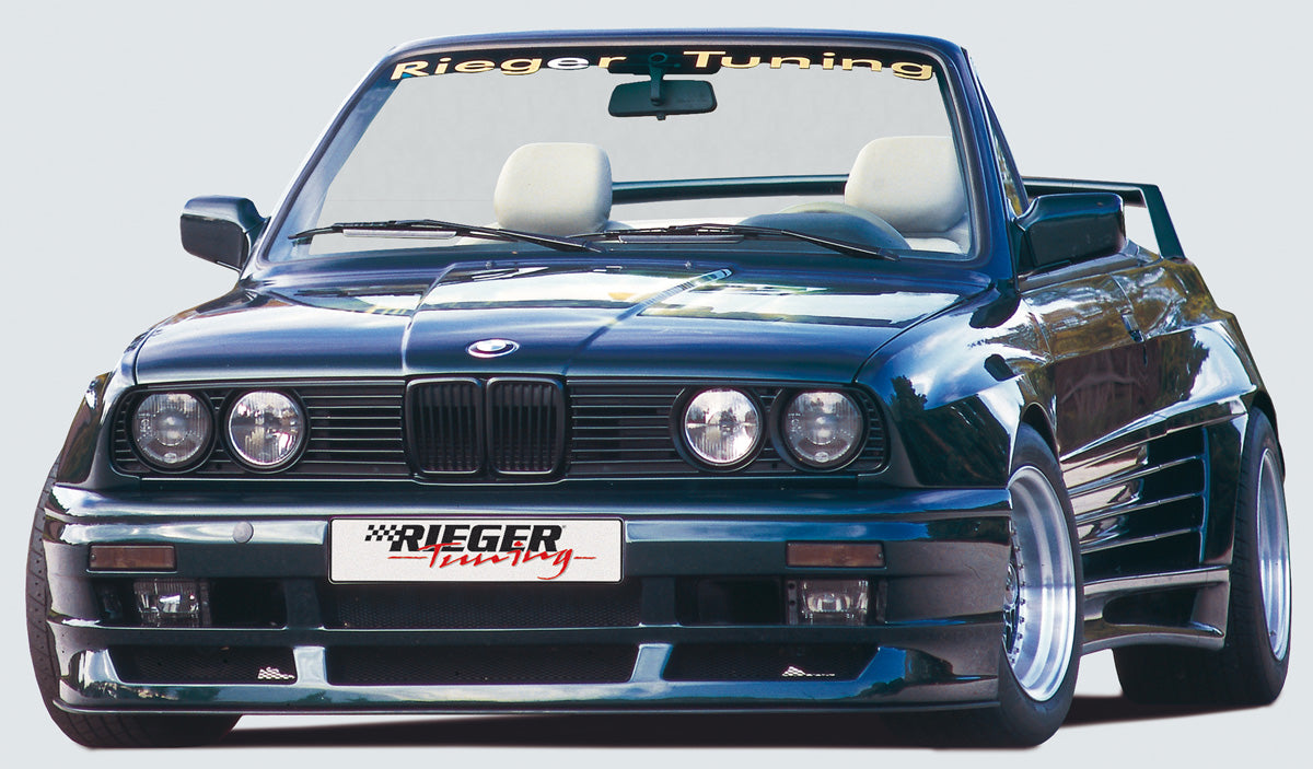 BMW 3er E30 Rieger Kotflügel Breitbau II  links, vorne, GFK, 
Montagezubehör