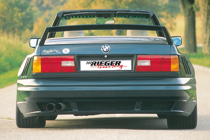 BMW 3er E30 Rieger Heckschürze Breitbau II  GFK inkl. Montagezubehör