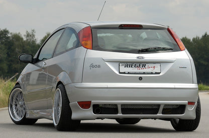 Ford Focus 1 Rieger Heckansatz   nur für Schrägheck, nicht Kombi/Turnier ABS, 
inkl. Alugitter, Gutachten, Montagezubehör
