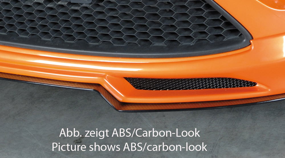 Ford Focus 2 ST Rieger Spoilerschwert für Spoilerlippe 34150 gekantete Version, ABS, 
inkl. Montagezubehör