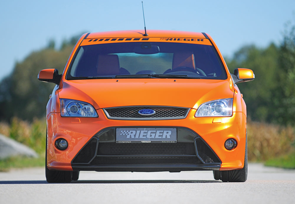 Ford Focus 2 Rieger Spoilerstoßstange  ABS, für Fzg. mit Scheinwerferreinigungsanlage, 
inkl. Alugitter, Montagezubehör, ABE