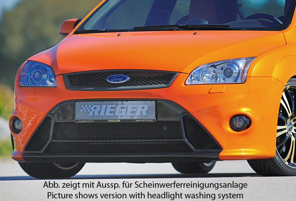 Ford Focus 2 Rieger Spoilerstoßstange  ABS, 
inkl. Alugitter, Montagezubehör, ABE