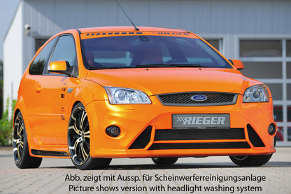 Ford Focus 2 Rieger Spoilerstoßstange  ABS, 
inkl. Alugitter, Montagezubehör, ABE