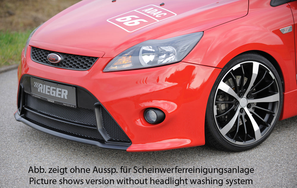 Ford Focus 2 Rieger Spoilerstoßstange  ABS, für Fzg. mit Scheinwerferreinigungsanlage, 
inkl. Alugitter, Montagezubehör, ABE