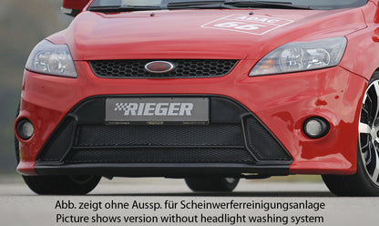 Ford Focus 2 Rieger Spoilerstoßstange  ABS, für Fzg. mit Scheinwerferreinigungsanlage, 
inkl. Alugitter, Montagezubehör, ABE