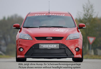 Ford Focus 2 Rieger Spoilerstoßstange  ABS, für Fzg. mit Scheinwerferreinigungsanlage, 
inkl. Alugitter, Montagezubehör, ABE