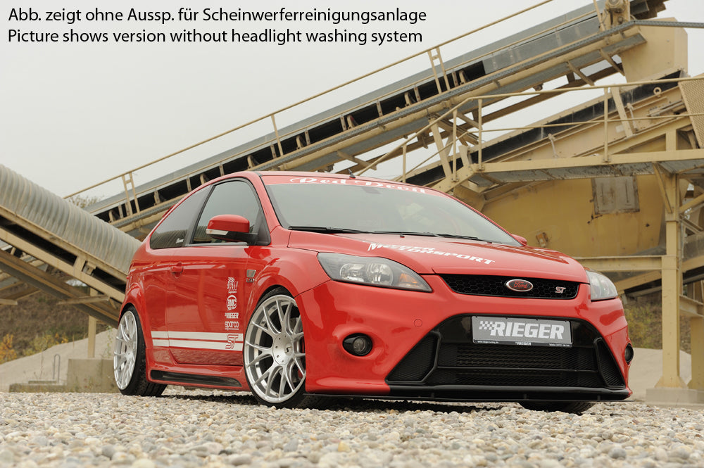 Ford Focus 2 Rieger Spoilerstoßstange  ABS, für Fzg. mit Scheinwerferreinigungsanlage, 
inkl. Alugitter, Montagezubehör, ABE