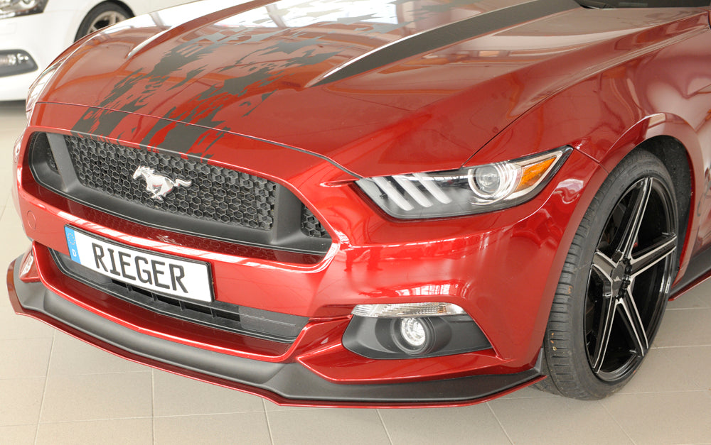 Ford Mustang 6 (LAE) Rieger Spoilerschwert für orig. GT-Frontschürze für orig. Frontschürze, ABS, für Fzg. mit GT-Ausstattung, 
inkl. Montagezubehör, ABE