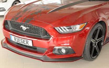 Ford Mustang 6 (LAE) Rieger Spoilerschwert für orig. GT-Frontschürze für orig. Frontschürze, ABS, für Fzg. mit GT-Ausstattung, 
inkl. Montagezubehör, ABE