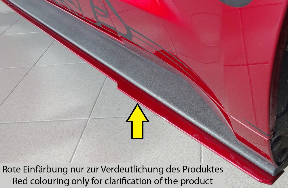 Ford Mustang 6 (LAE) Rieger Seitenschwelleransatz nur für orig. GT-Schweller rechts, für orig. Seitenschweller, ABS, für Fzg. mit GT-Ausstattung, 
inkl. Montagezubehör, Gutachten