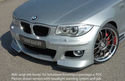 BMW 1er E87  (187 / 1K2/1K4) Rieger Spoilerstoßstange  ABS, 
inkl. Montagezubehör, ABE