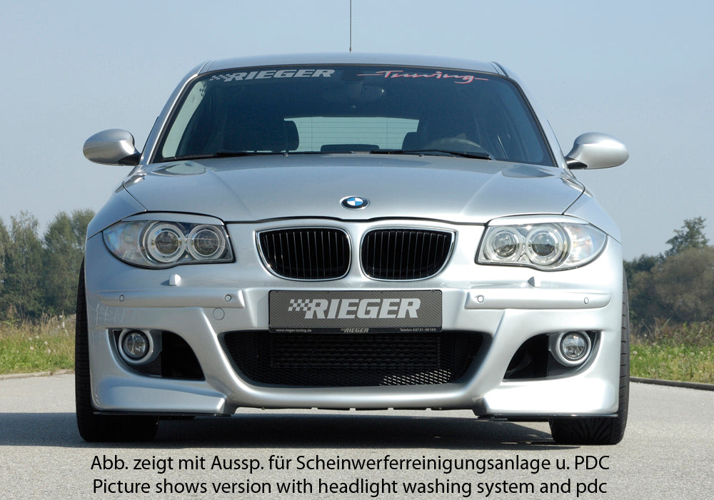 BMW 1er E87  (187 / 1K2/1K4) Rieger Spoilerstoßstange  ABS, 
inkl. Montagezubehör, ABE